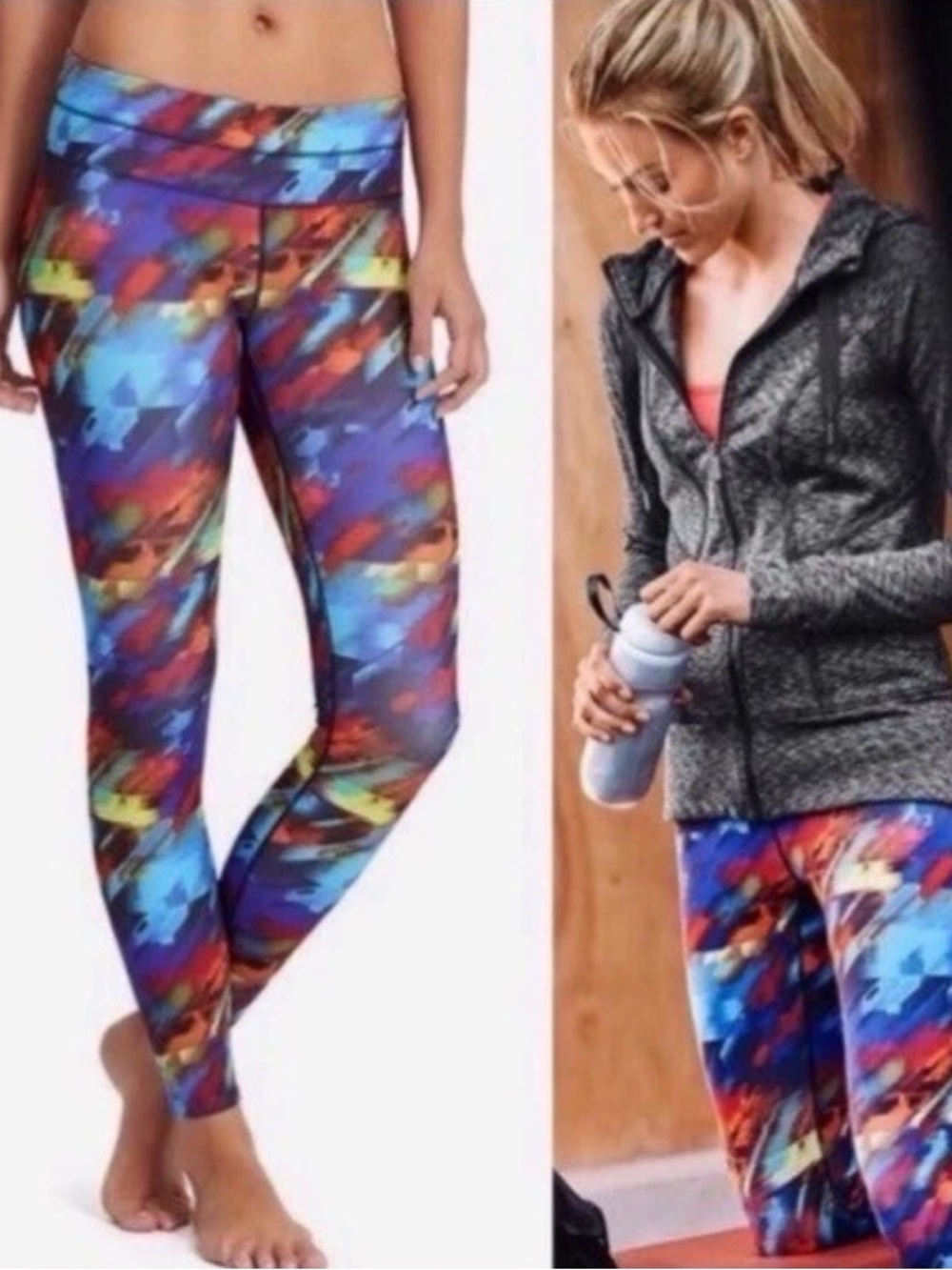 Athleta Colorburst Sonar Tight Leggings – Women’s Medium